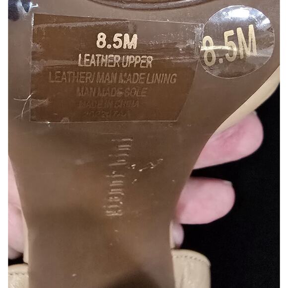 Gianni Bini Nude Heesl Jeess Southern Carrie Knotted Bow Platform Sandals 8.5 - Picture 9 of 11